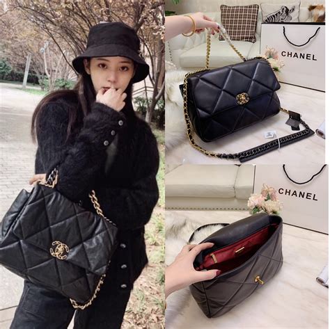 chanel 19 black bag